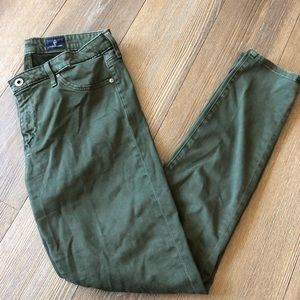 AG Green Denim - The Abbey Ankle